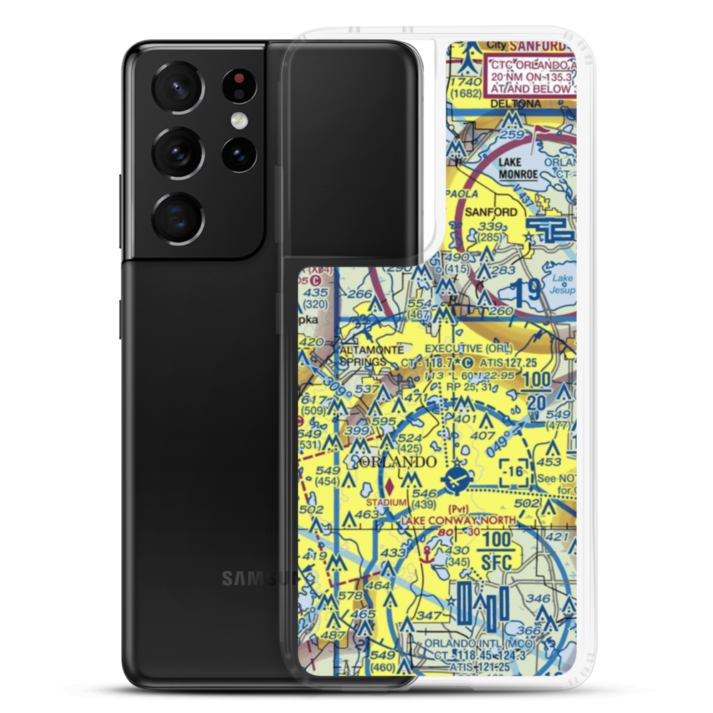 Prairie Lake Private Res Sp Mooring Facility (3FD9) VFR Sectional Samsung Case Samsung Galaxy S21 Ultra model shown