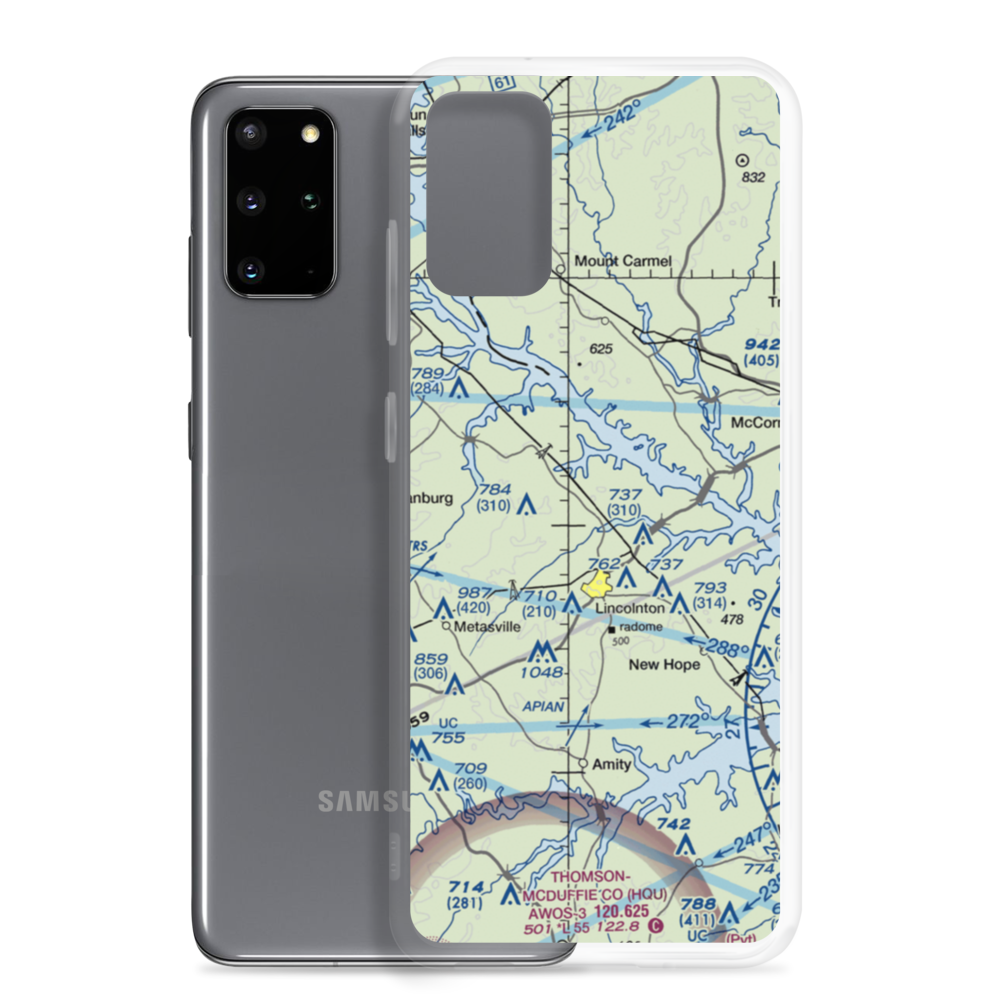 Prater Ranch Airport (3GE8) VFR Sectional Samsung Case Samsung Galaxy S20 Plus model shown
