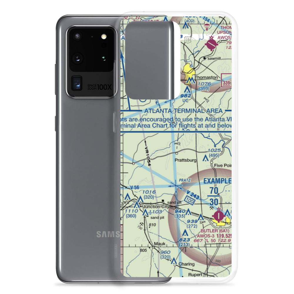 Prattsburg Airport (3GA1) VFR Sectional Samsung Case Samsung Galaxy S20 Ultra model shown