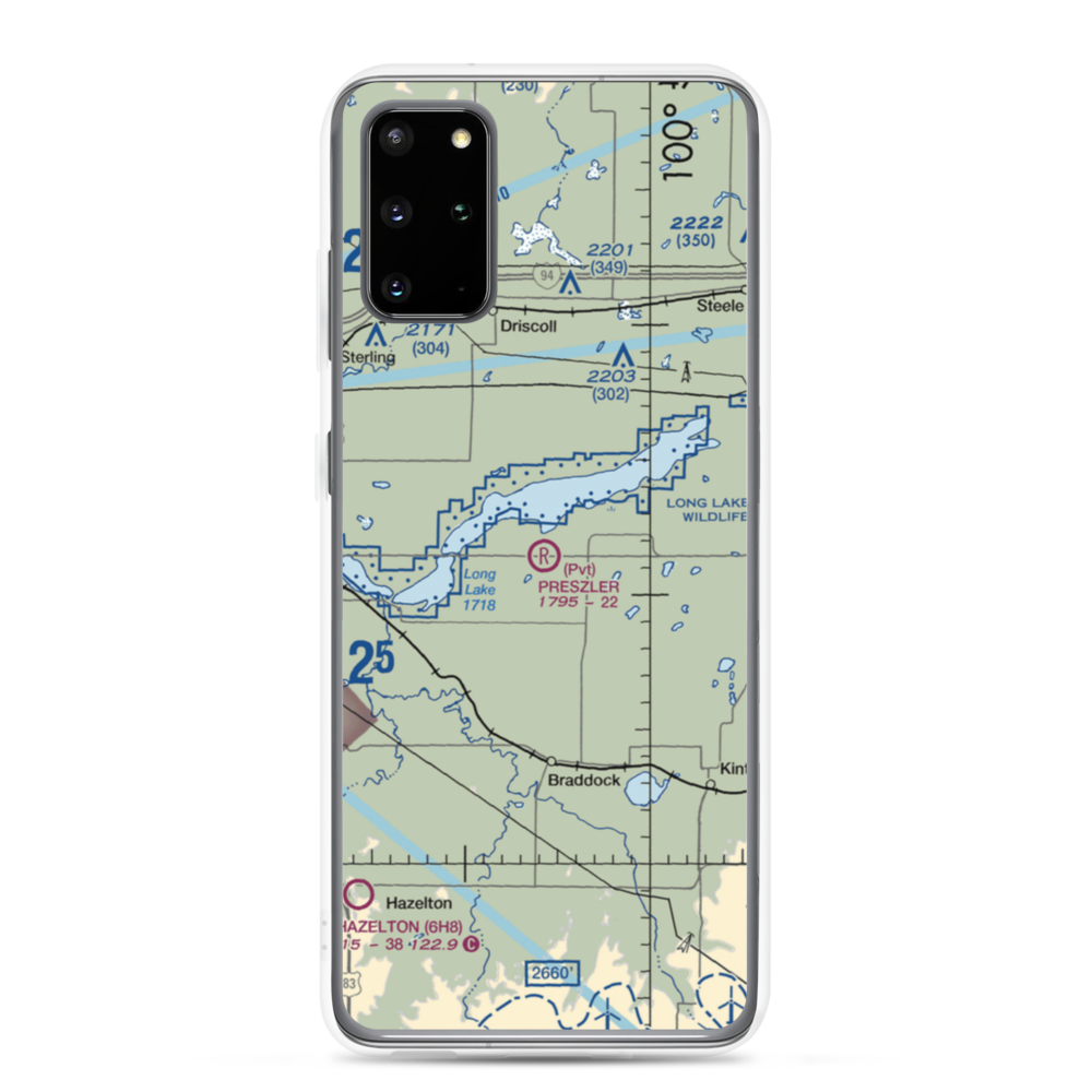 Preszler Airstrip (1NA8) VFR Sectional Samsung Case Samsung Galaxy S20 Plus model shown