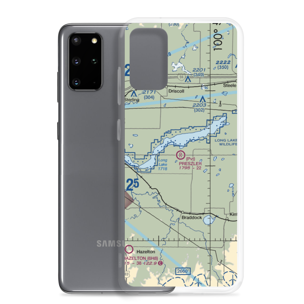 Preszler Airstrip (1NA8) VFR Sectional Samsung Case Samsung Galaxy S20 Plus model shown