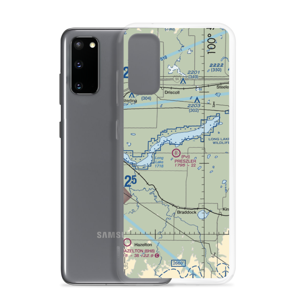 Preszler Airstrip (1NA8) VFR Sectional Samsung Case Samsung Galaxy S20 model shown