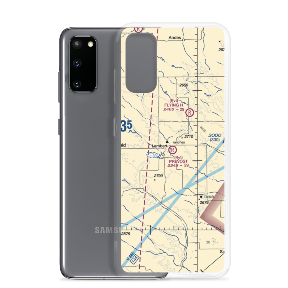 Prevost Airport (20MT) VFR Sectional Samsung Case Samsung Galaxy S20 model shown