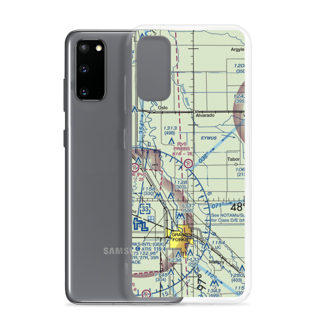 Pribbs Field (2MN0) VFR Sectional Samsung Case Samsung Galaxy S20 model shown