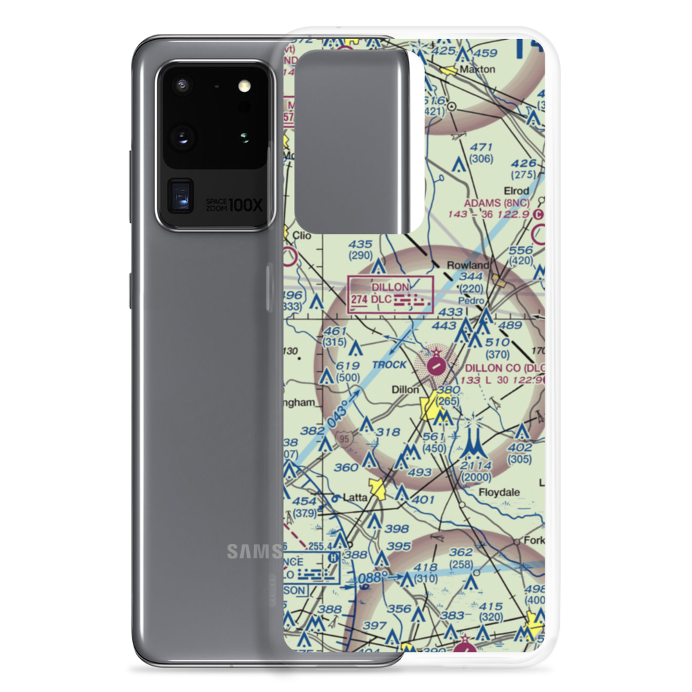 Price Airport (SC89) VFR Sectional Samsung Case Samsung Galaxy S20 Ultra model shown