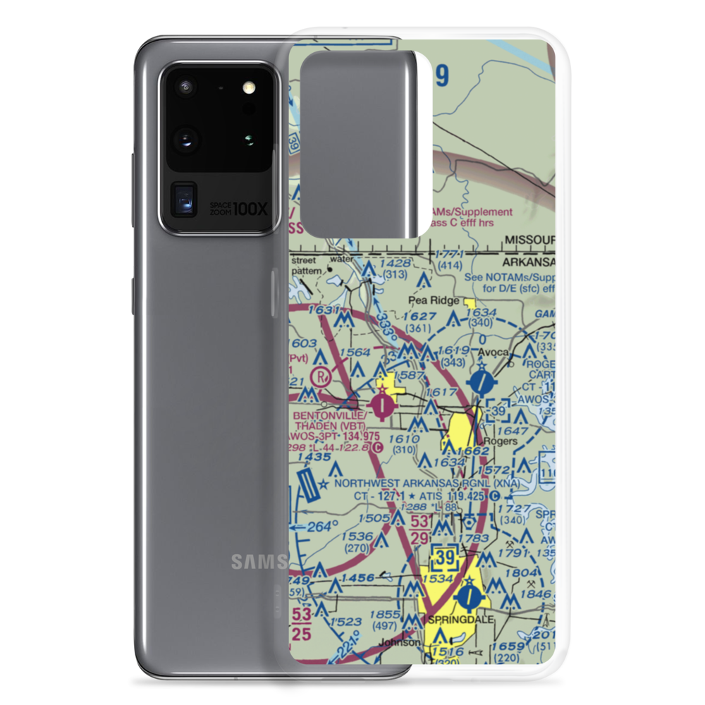 Price Coffee Airfield (58AR) VFR Sectional Samsung Case Samsung Galaxy S20 Ultra model shown