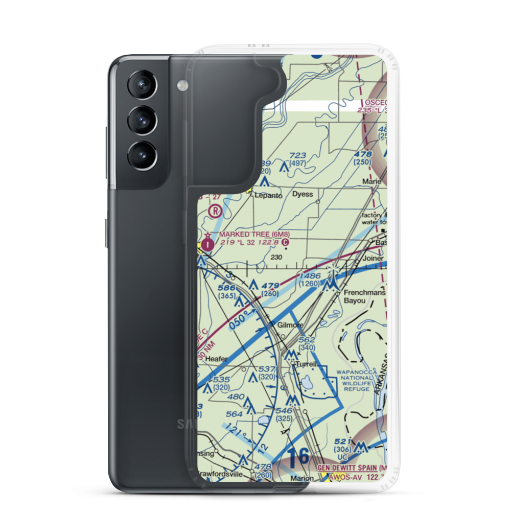 Price Field (80AR) VFR Sectional Samsung Case Samsung Galaxy S21 model shown