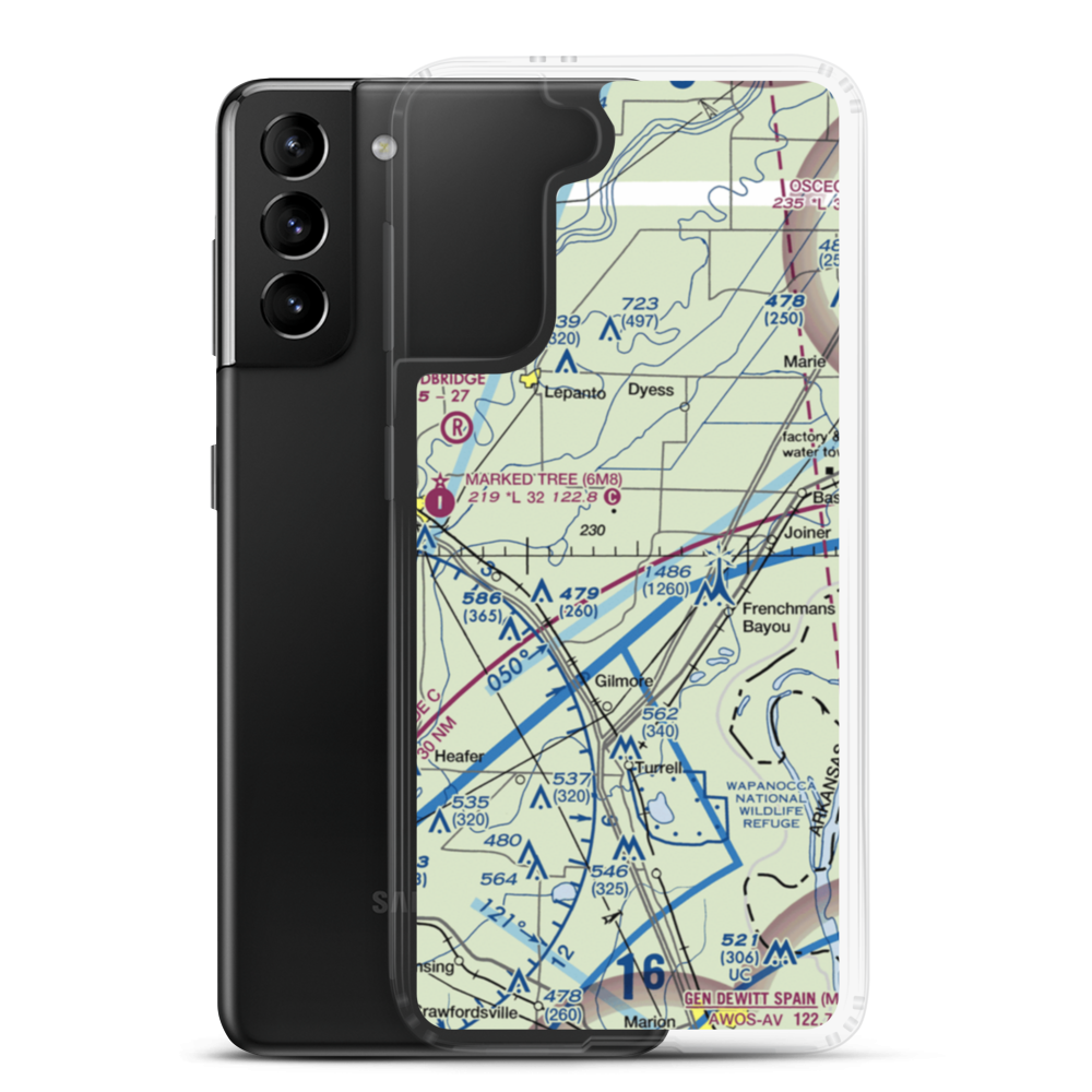 Price Field (80AR) VFR Sectional Samsung Case Samsung Galaxy S21 Plus model shown