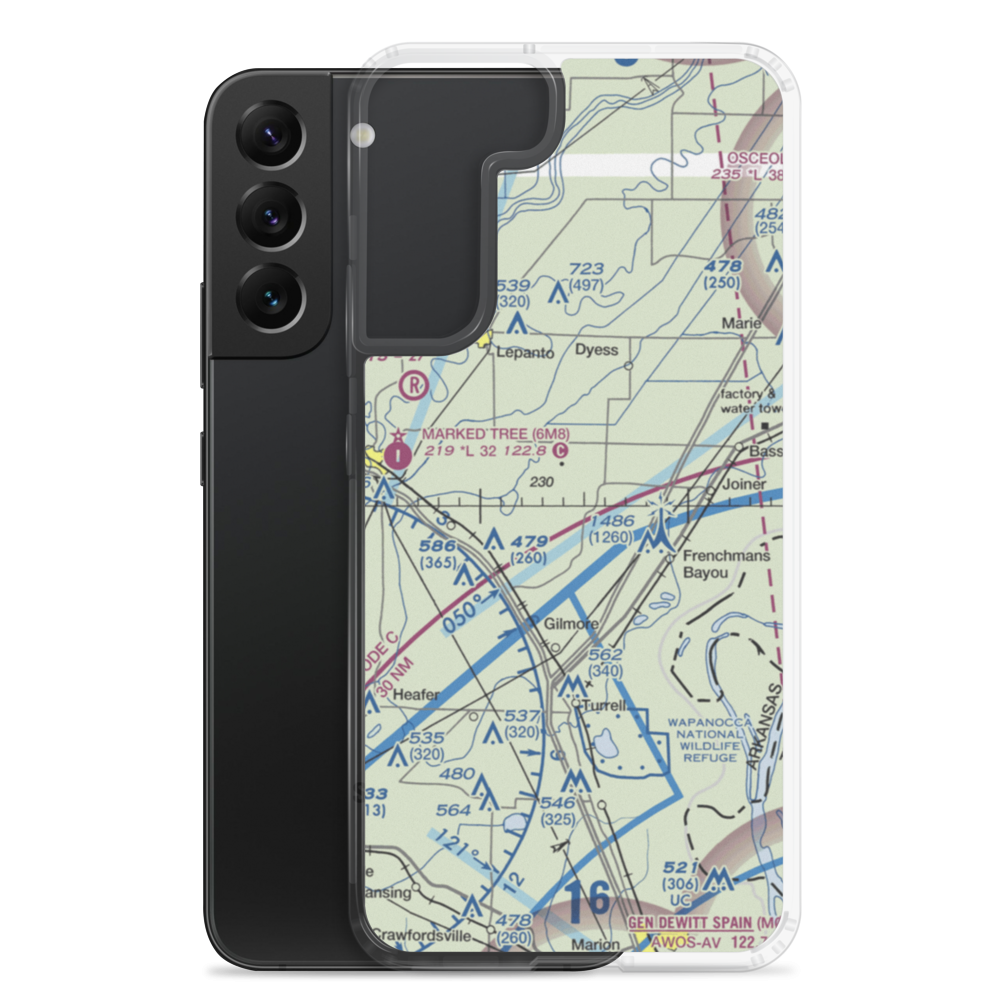 Price Field (80AR) VFR Sectional Samsung Case Samsung Galaxy S22 Plus model shown