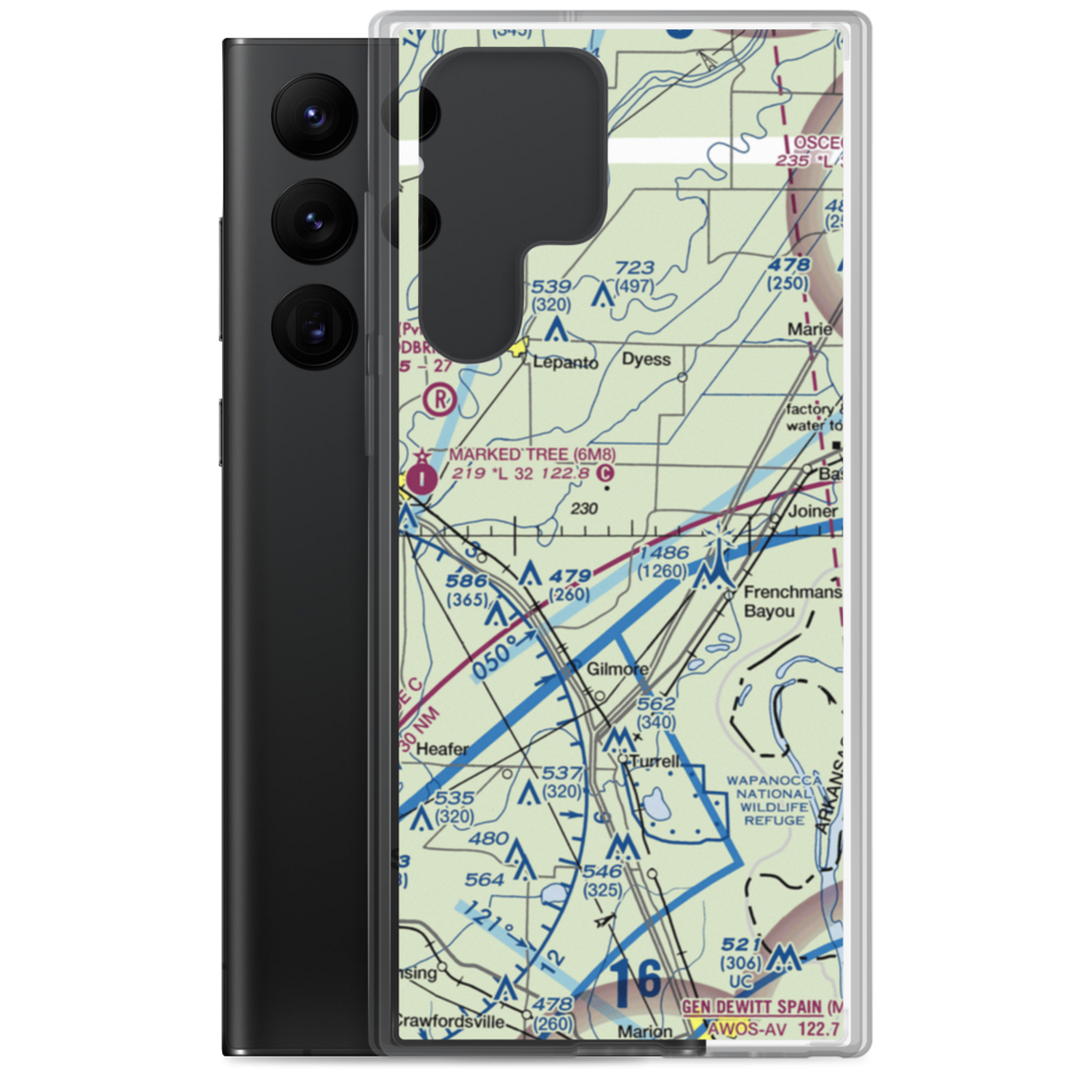 Price Field (80AR) VFR Sectional Samsung Case Samsung Galaxy S22 Ultra model shown