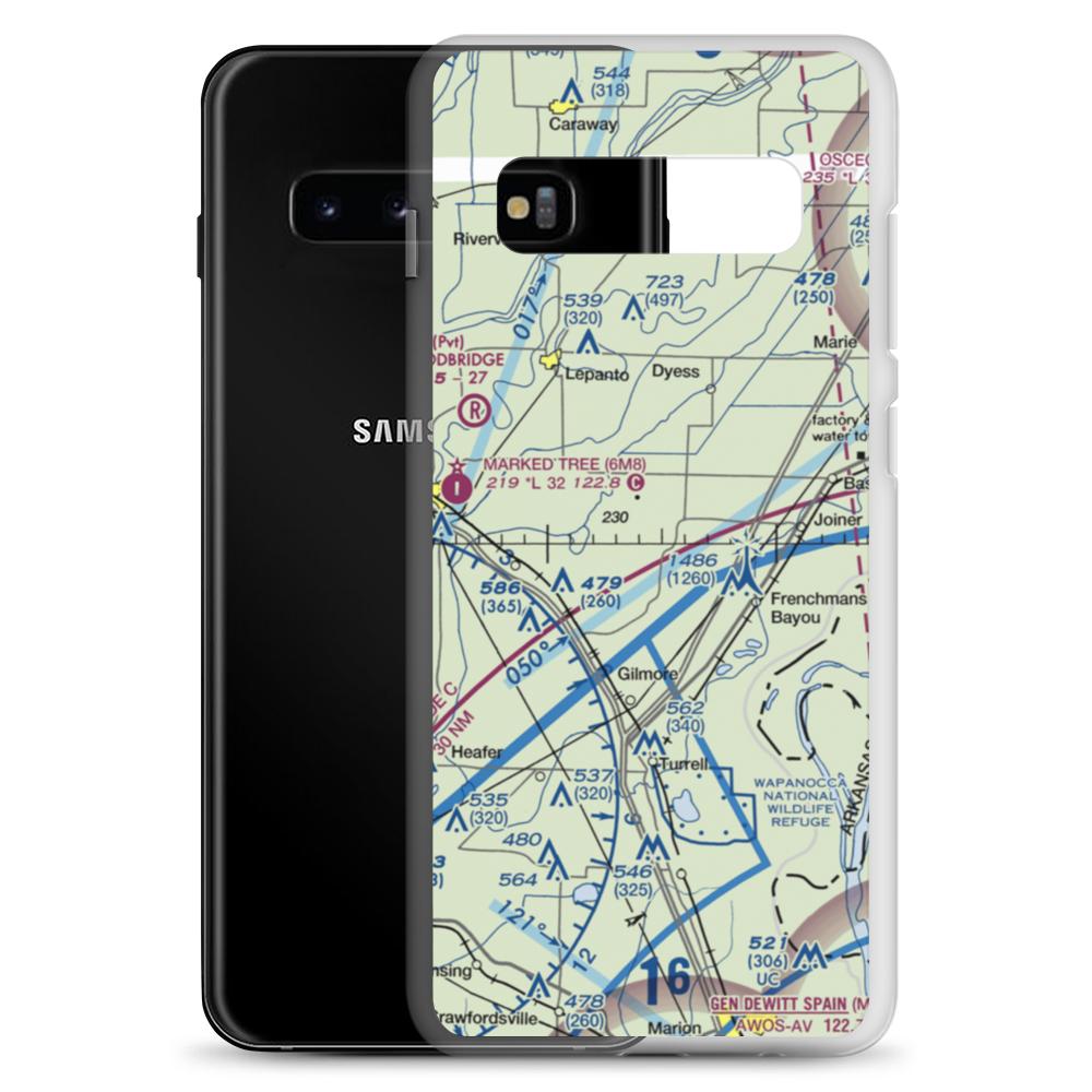 Price Field (80AR) VFR Sectional Samsung Case Samsung Galaxy S10+ model shown