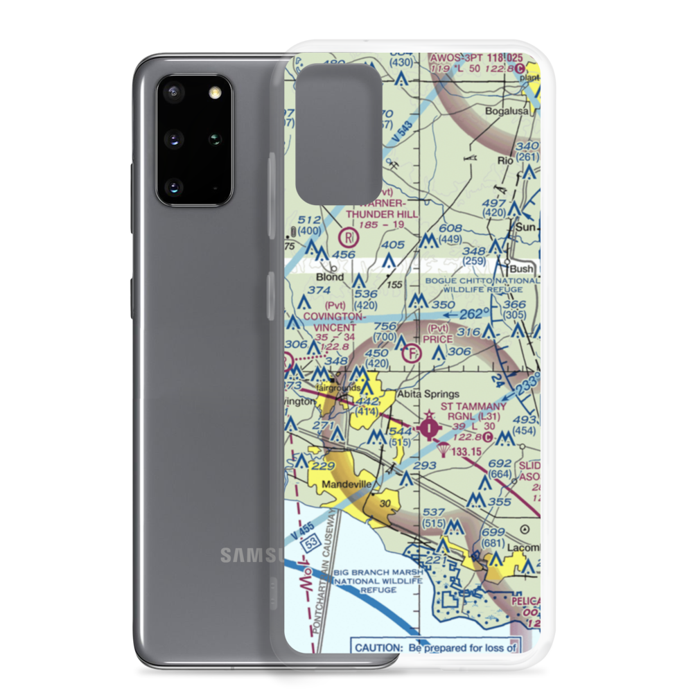 Price Ultralightport (LA07) VFR Sectional Samsung Case Samsung Galaxy S20 Plus model shown