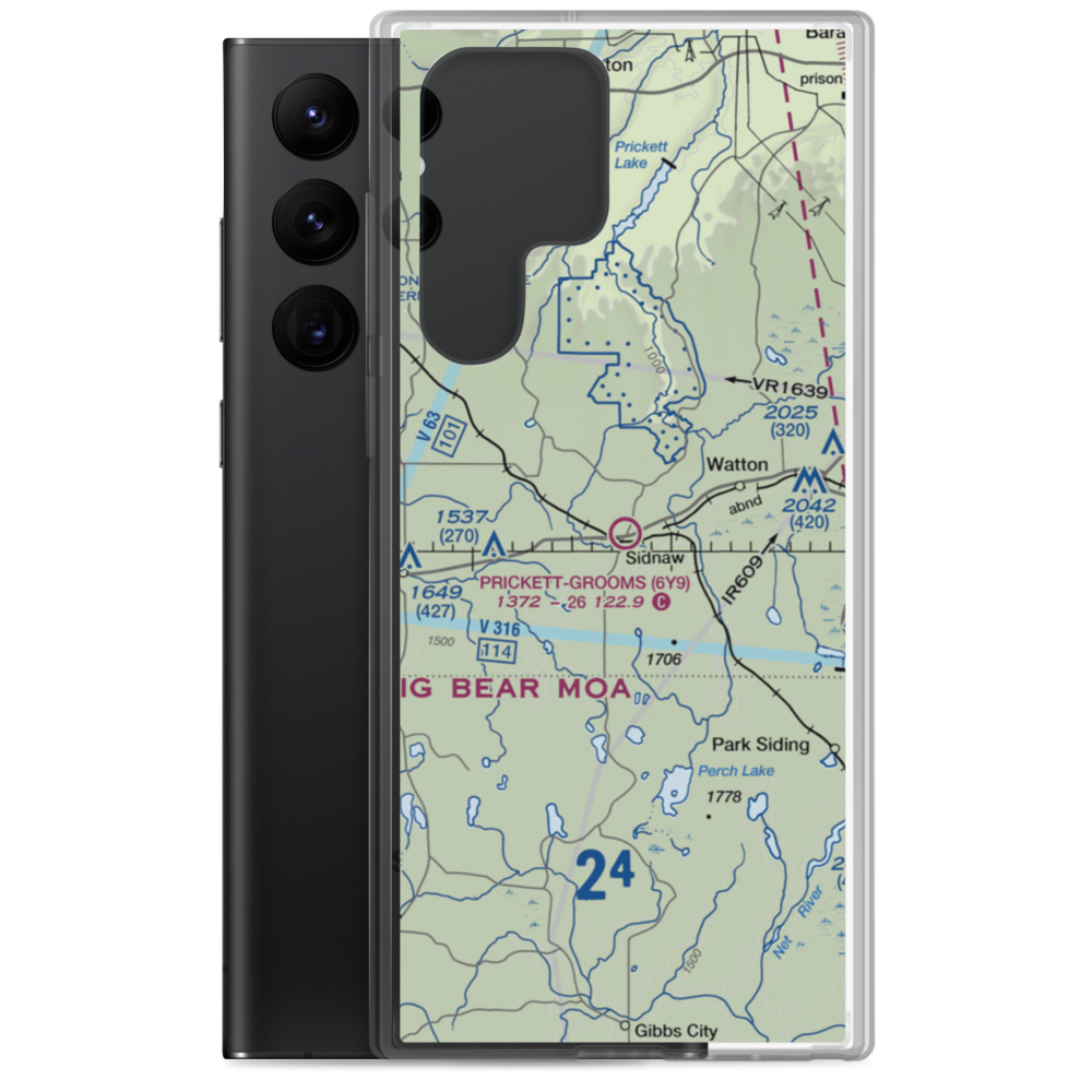 Prickett-Grooms Field (6Y9) VFR Sectional Samsung Case Samsung Galaxy S22 Ultra model shown