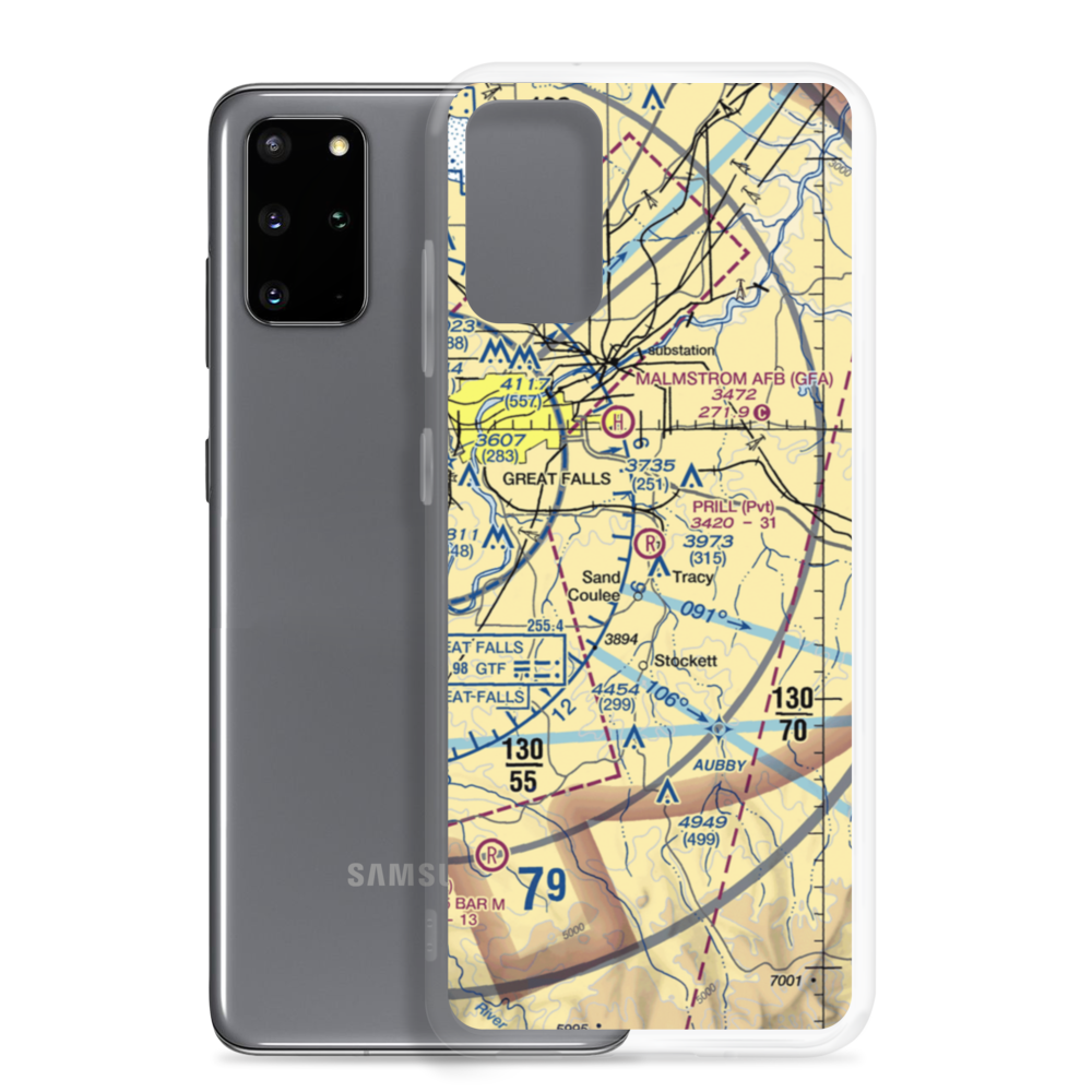 Prill Field (1MT7) VFR Sectional Samsung Case Samsung Galaxy S20 Plus model shown
