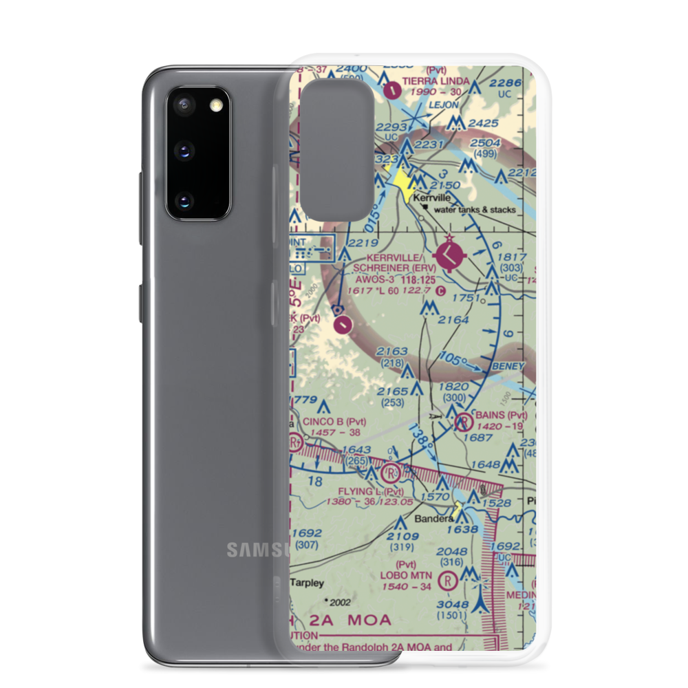 Prison Canyon Ranch Airport (US-0157) VFR Sectional Samsung Case Samsung Galaxy S20 model shown