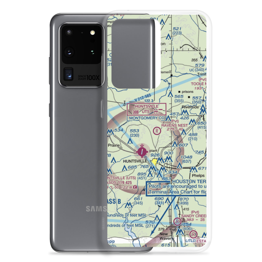 Private strip nr Huntsville (US-0285) VFR Sectional Samsung Case Samsung Galaxy S20 Ultra model shown