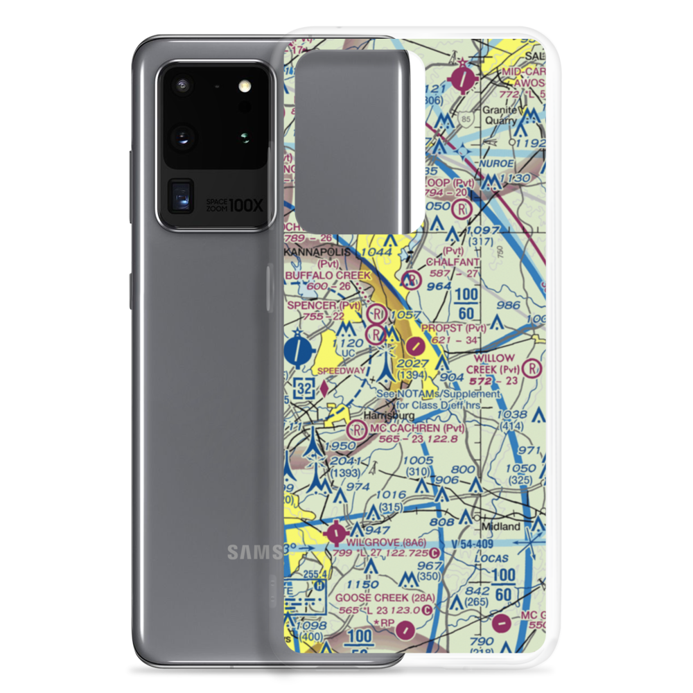 Propst Airport (NC19) VFR Sectional Samsung Case Samsung Galaxy S20 Ultra model shown