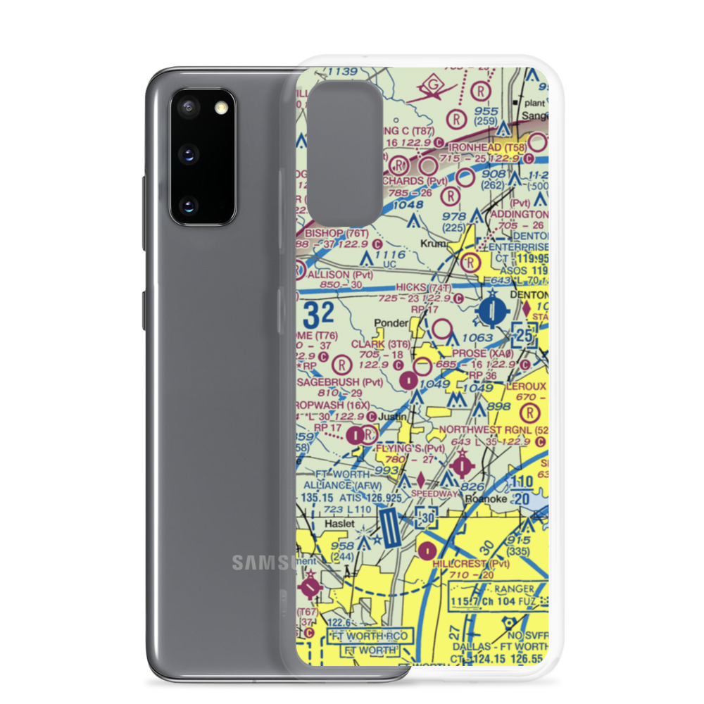 Prose Field (XA00) VFR Sectional Samsung Case Samsung Galaxy S20 model shown