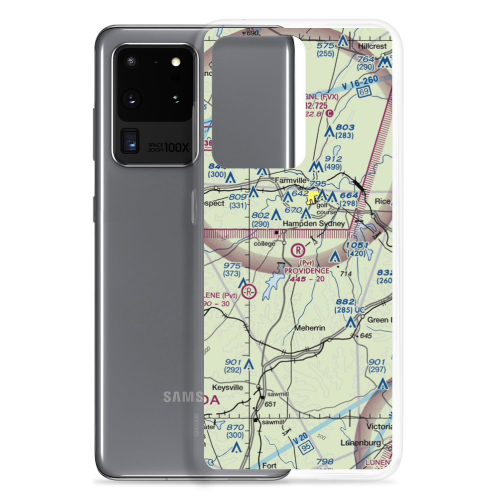 Providence Airport (05VA) VFR Sectional Samsung Case Samsung Galaxy S20 Ultra model shown