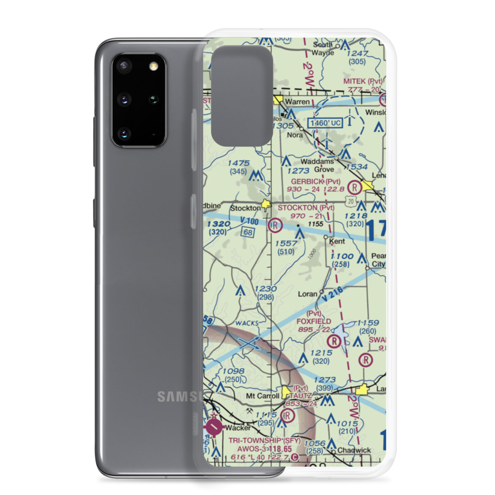 Providence Place Field (99IL) VFR Sectional Samsung Case Samsung Galaxy S20 Plus model shown
