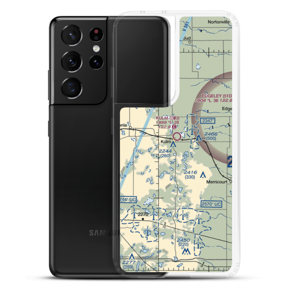 Pruetz Municipal Airport (5K9) VFR Sectional Samsung Case Samsung Galaxy S21 Ultra model shown