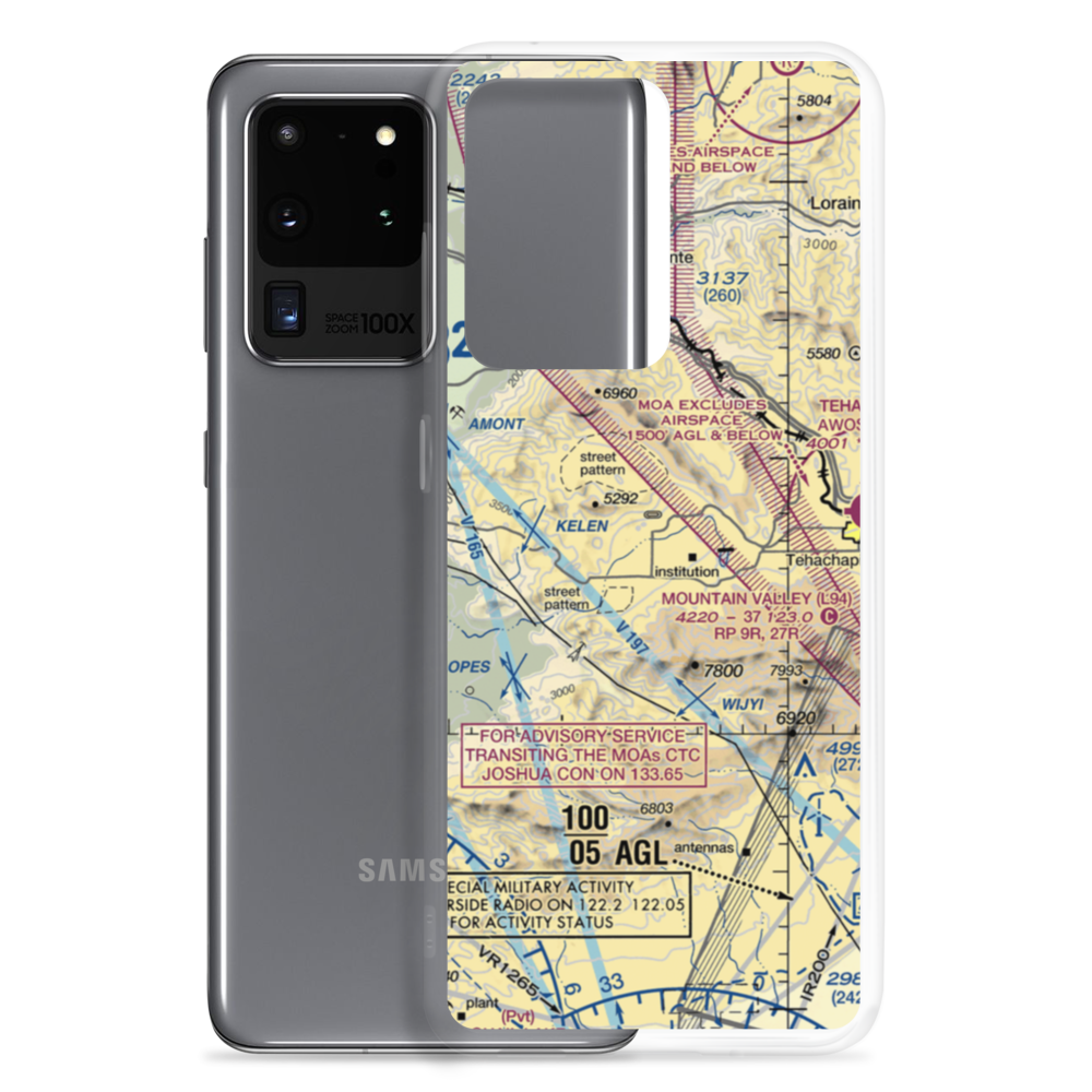 Psk Ranch Airport (9CA0) VFR Sectional Samsung Case Samsung Galaxy S20 Ultra model shown