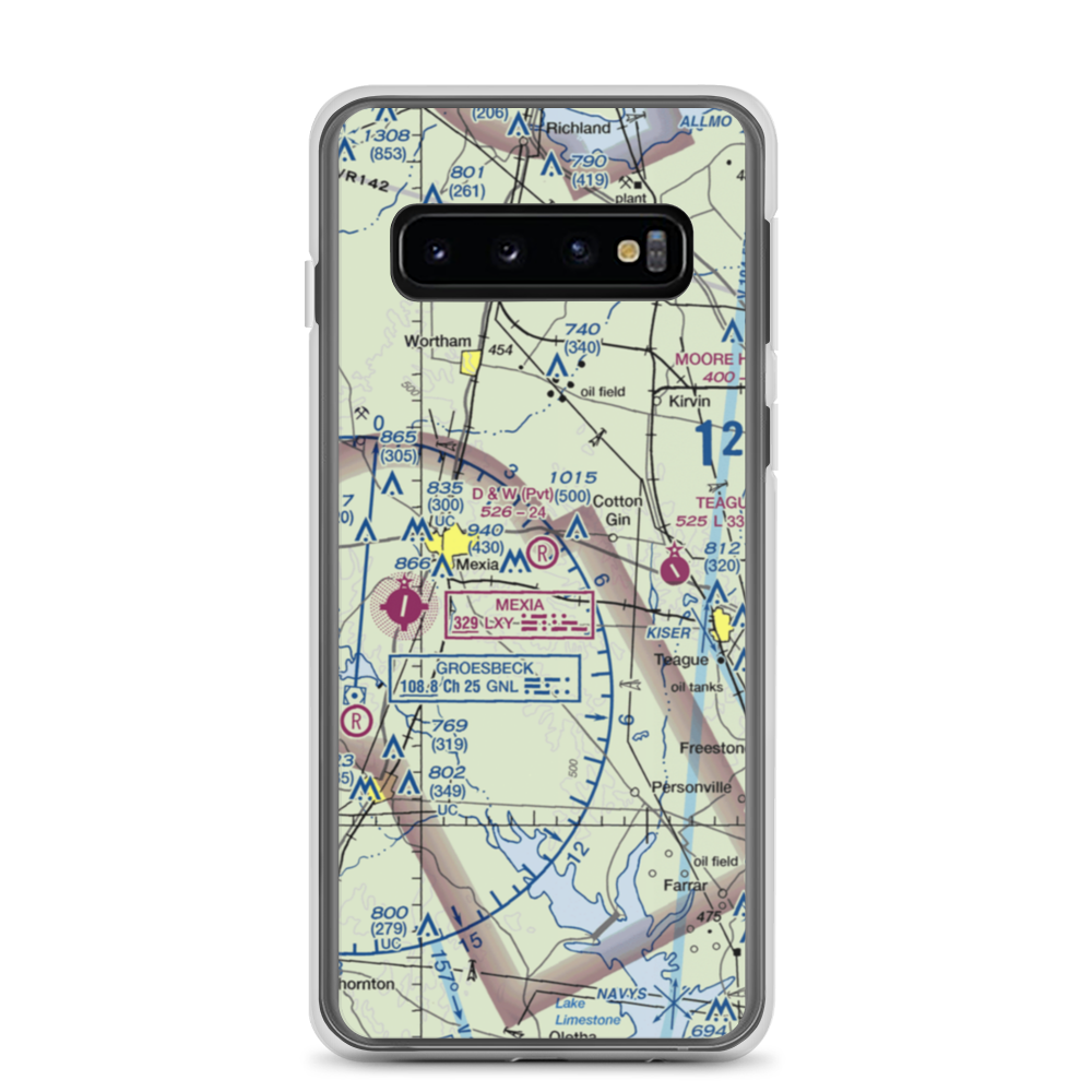 Pt Enterprise D&W Ranch Airport (11TS) VFR Sectional Samsung Case Samsung Galaxy S10 model shown
