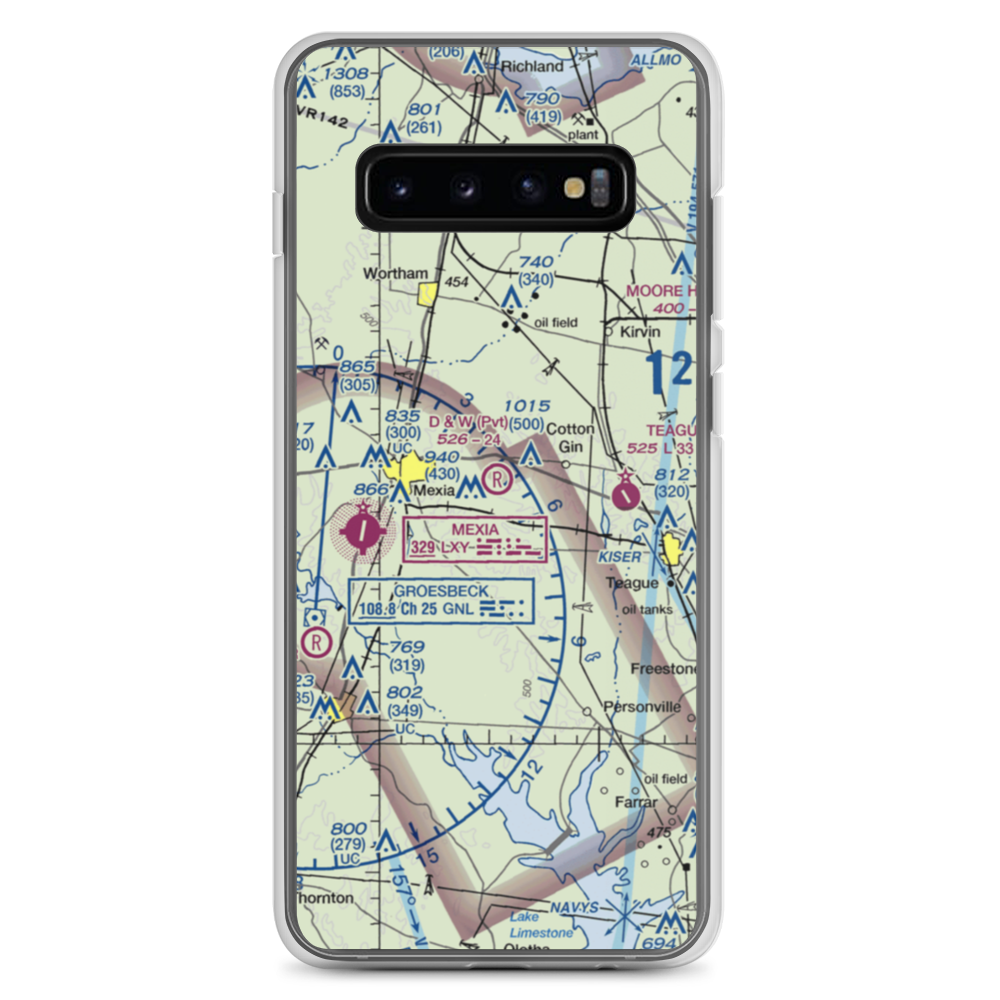 Pt Enterprise D&W Ranch Airport (11TS) VFR Sectional Samsung Case Samsung Galaxy S10+ model shown
