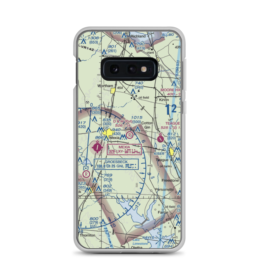 Pt Enterprise D&W Ranch Airport (11TS) VFR Sectional Samsung Case Samsung Galaxy S10e model shown