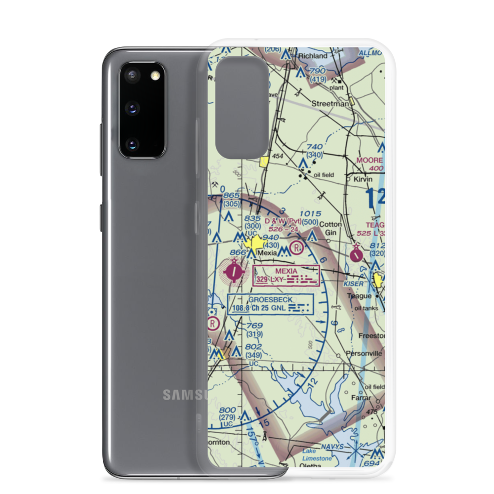 Pt Enterprise D&W Ranch Airport (11TS) VFR Sectional Samsung Case Samsung Galaxy S20 model shown