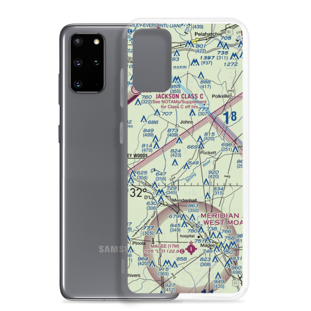 Puff Airpark (2MS7) VFR Sectional Samsung Case Samsung Galaxy S20 Plus model shown