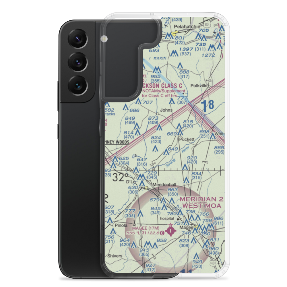 Puff Airpark (2MS7) VFR Sectional Samsung Case Samsung Galaxy S22 Plus model shown