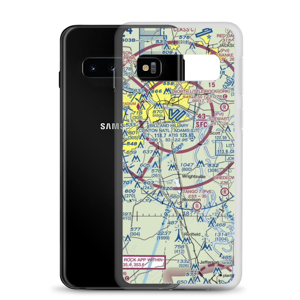 Pumpkin Patch Field (US-0454) VFR Sectional Samsung Case Samsung Galaxy S10 model shown