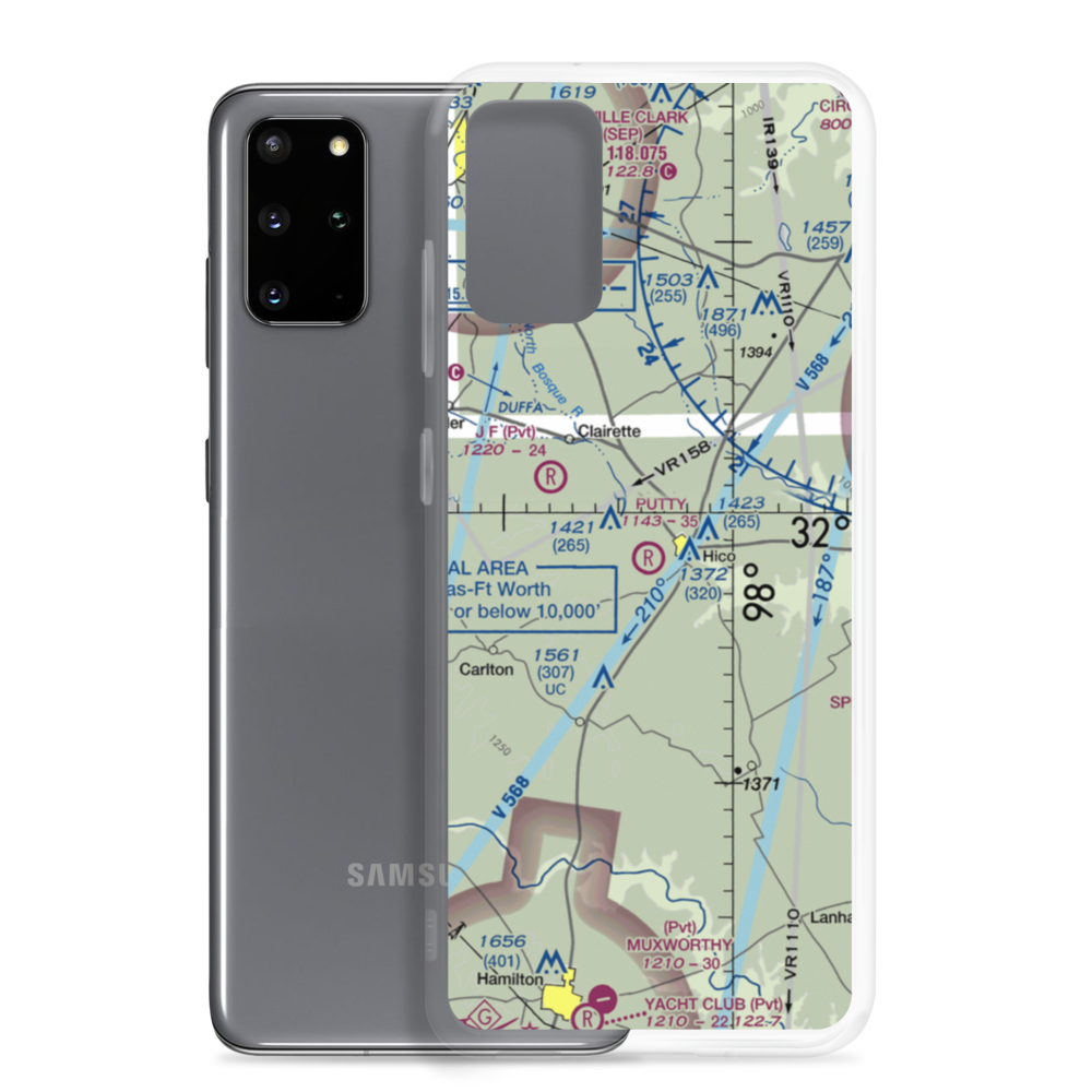 Putty Ranch Airport (TA78) VFR Sectional Samsung Case Samsung Galaxy S20 Plus model shown