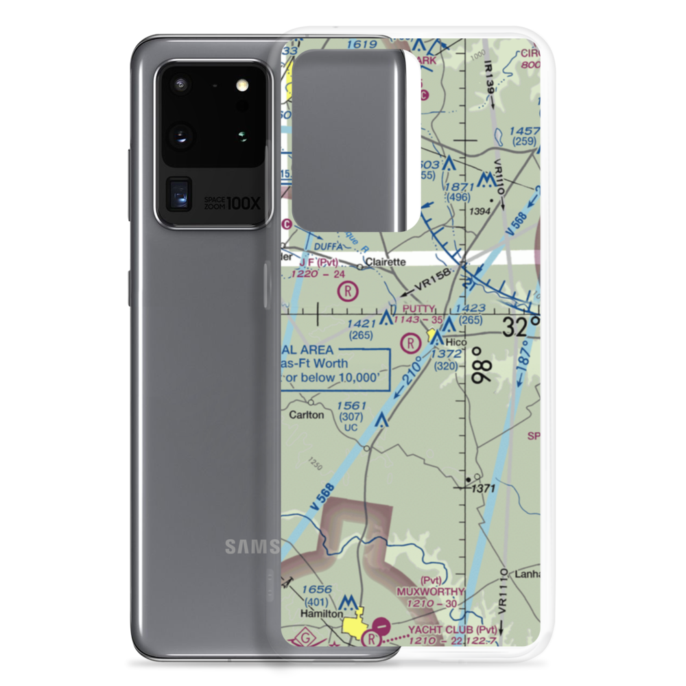 Putty Ranch Airport (TA78) VFR Sectional Samsung Case Samsung Galaxy S20 Ultra model shown