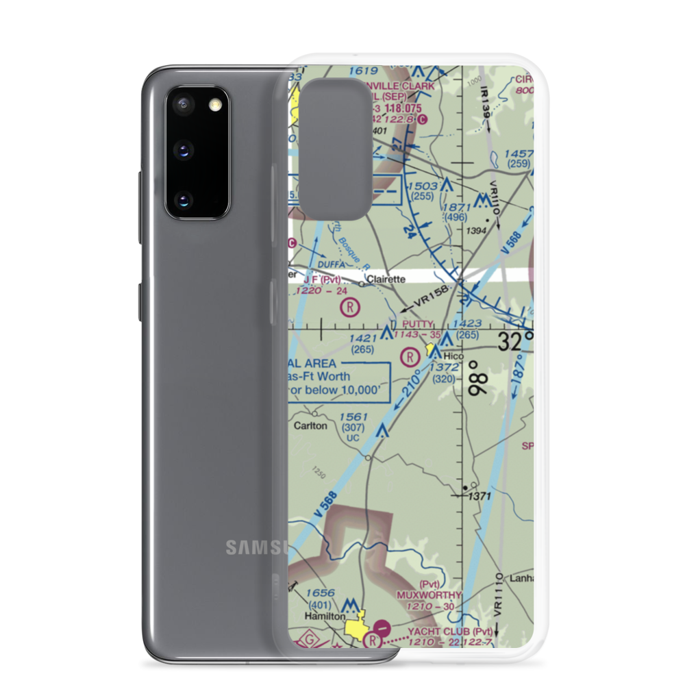 Putty Ranch Airport (TA78) VFR Sectional Samsung Case Samsung Galaxy S20 model shown