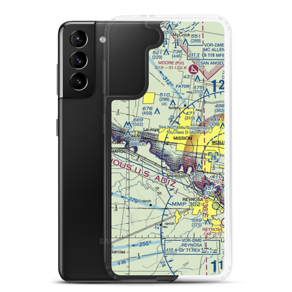 Putz Airport (US-0136) VFR Sectional Samsung Case Samsung Galaxy S21 Plus model shown