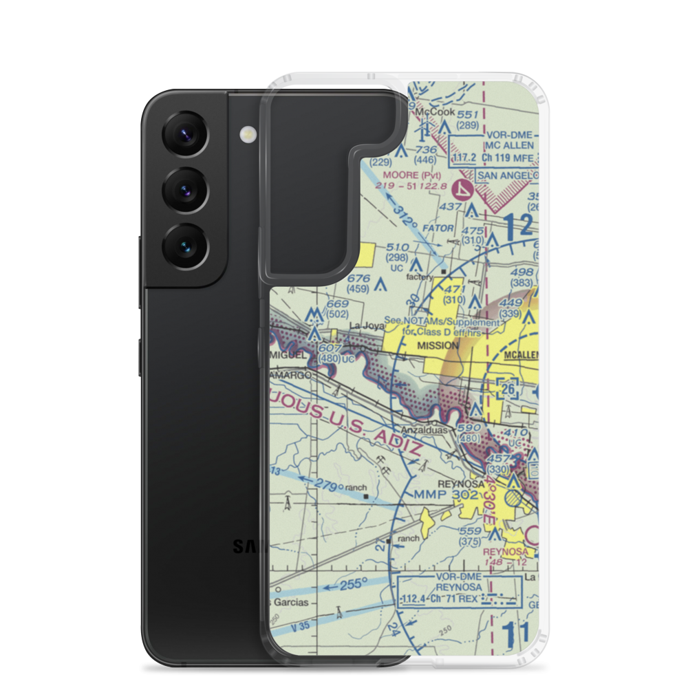 Putz Airport (US-0136) VFR Sectional Samsung Case Samsung Galaxy S22 model shown