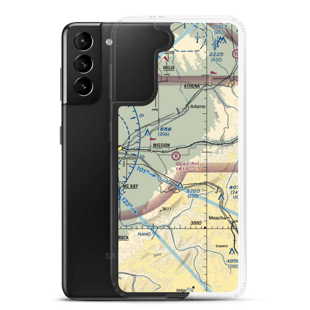 Quail Field (OG42) VFR Sectional Samsung Case Samsung Galaxy S21 Plus model shown
