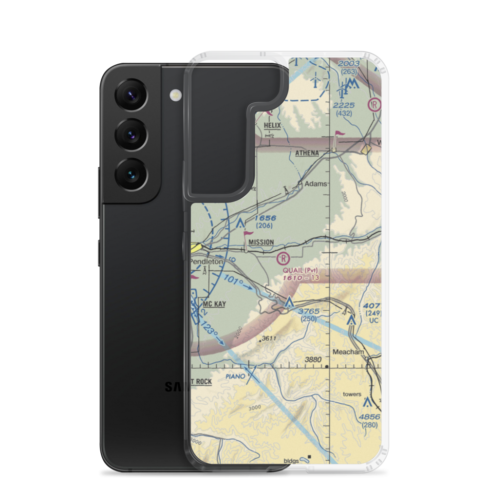 Quail Field (OG42) VFR Sectional Samsung Case Samsung Galaxy S22 model shown