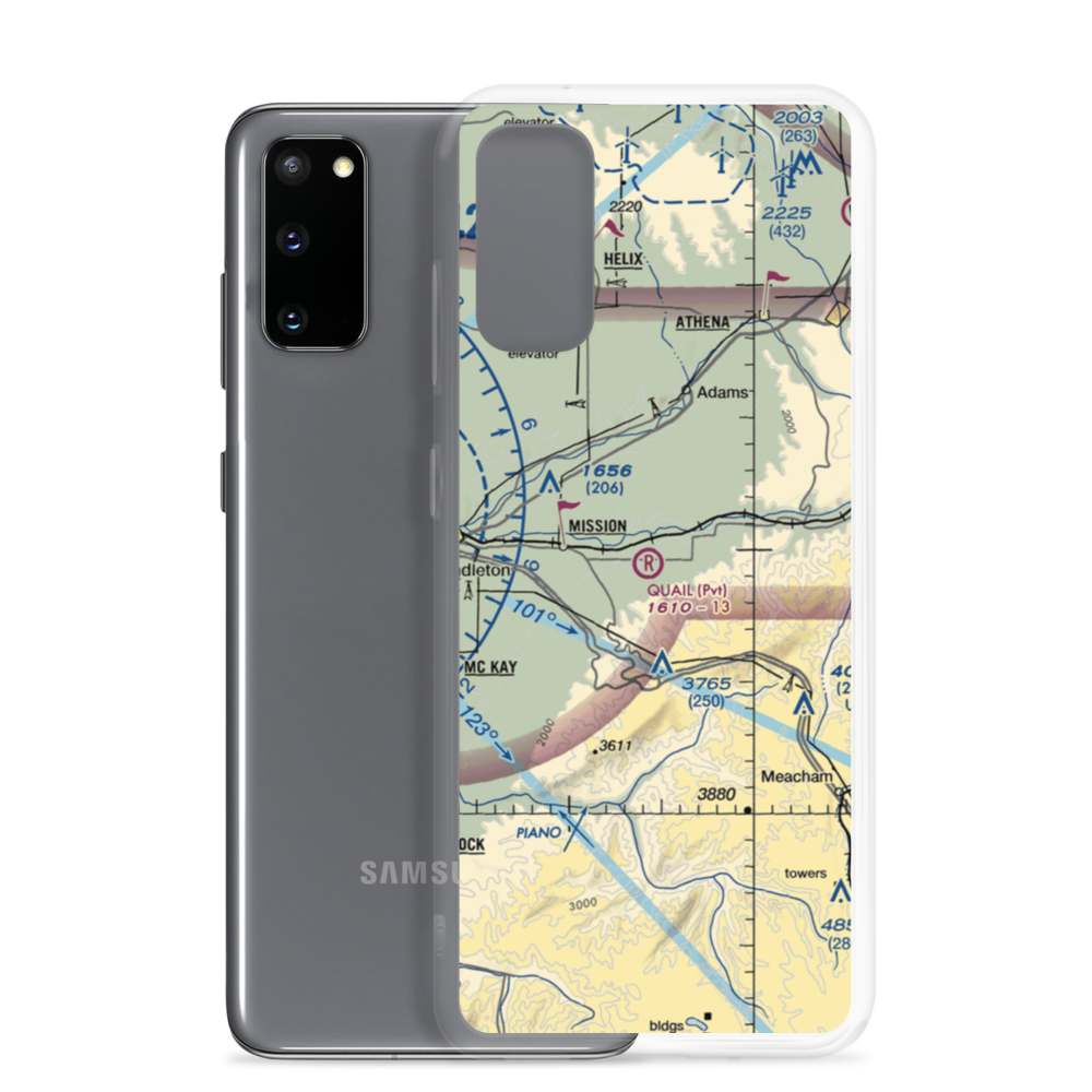 Quail Field (OG42) VFR Sectional Samsung Case Samsung Galaxy S20 model shown