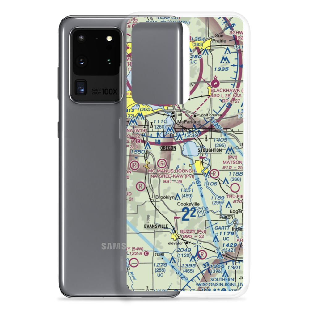 Quams Marina Seaplane Base (99C) VFR Sectional Samsung Case Samsung Galaxy S20 Ultra model shown