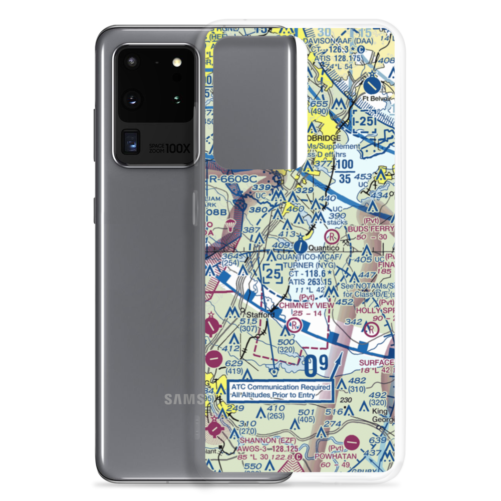 Quantico MCAF /Turner field (NYG) VFR Sectional Samsung Case Samsung Galaxy S20 Ultra model shown