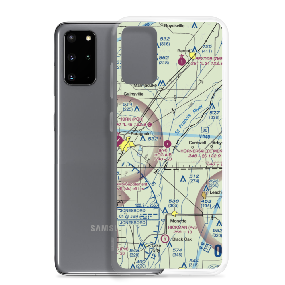Quinn Field (3AR9) VFR Sectional Samsung Case Samsung Galaxy S20 Plus model shown