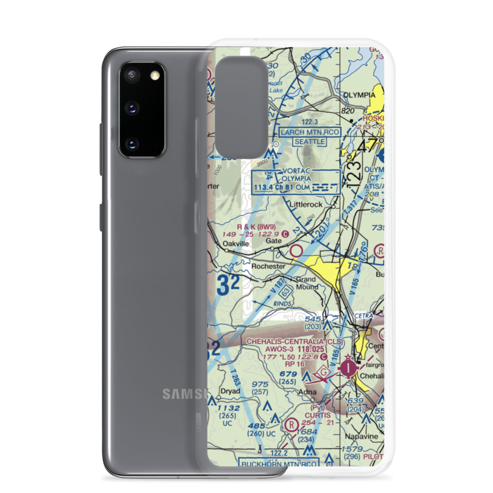 R & K Skyranch Airport (8W9) VFR Sectional Samsung Case Samsung Galaxy S20 model shown
