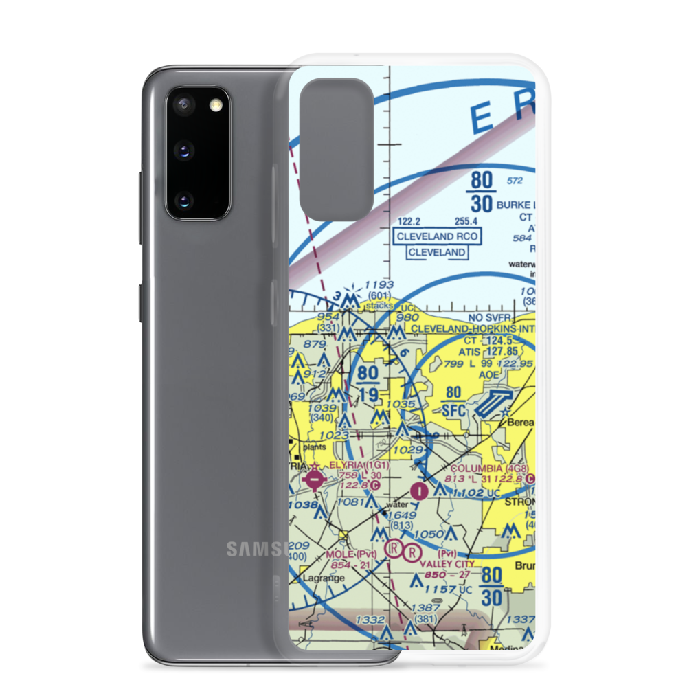 R & M Aviation Airport (4OI7) VFR Sectional Samsung Case Samsung Galaxy S20 model shown