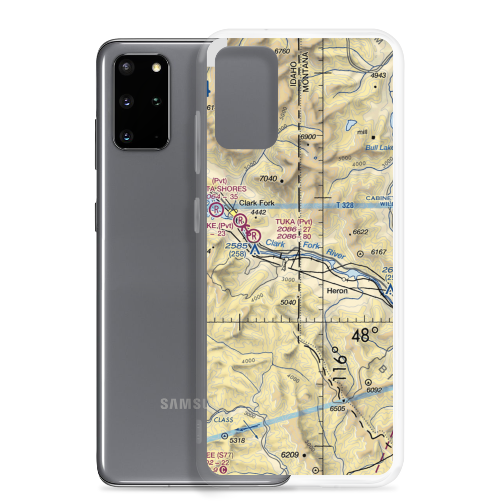 R & R Field (41MT) VFR Sectional Samsung Case Samsung Galaxy S20 Plus model shown