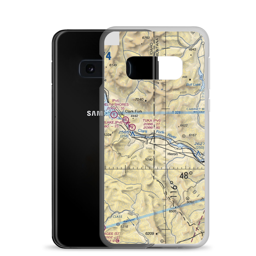 R & R Field (41MT) VFR Sectional Samsung Case Samsung Galaxy S10e model shown