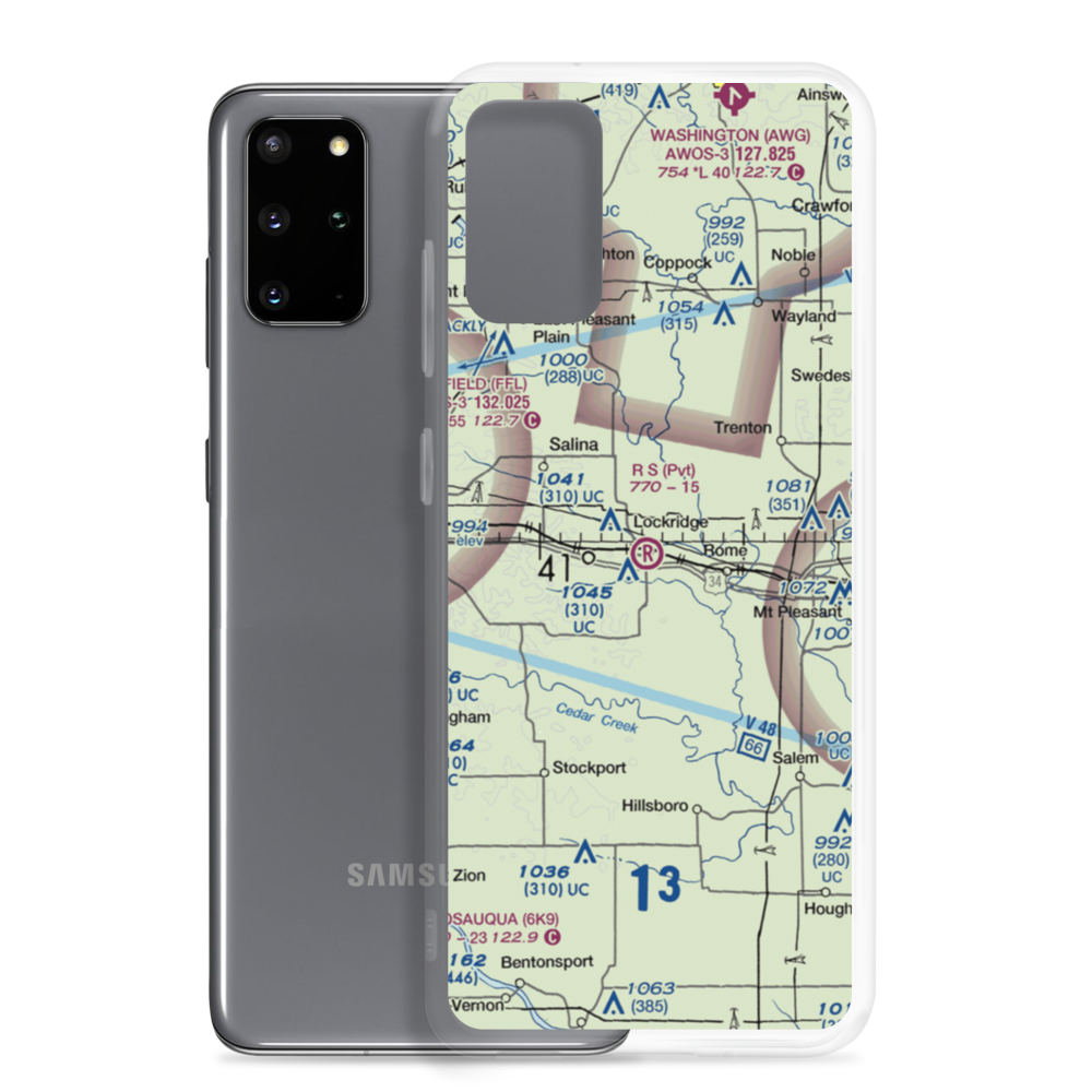 R S Auto Airport (6IA7) VFR Sectional Samsung Case Samsung Galaxy S20 Plus model shown