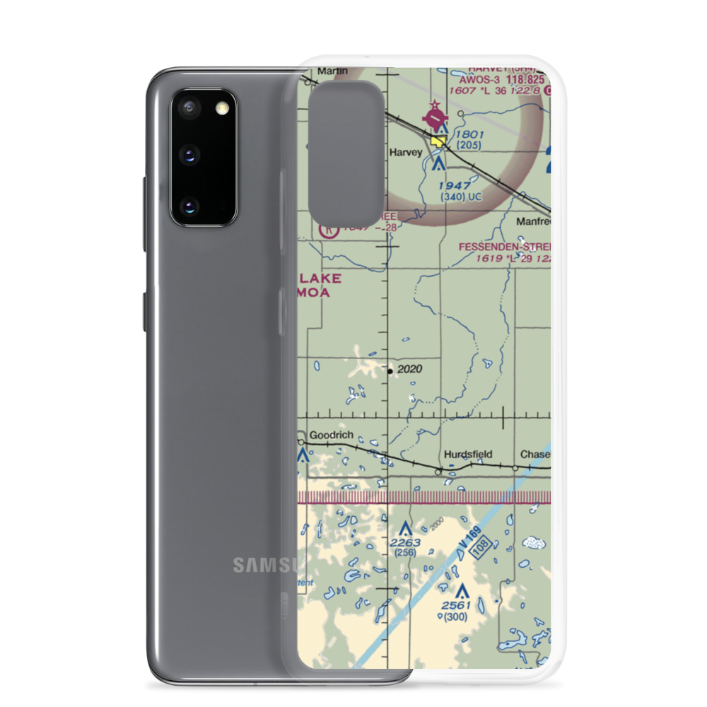 R. Leep Strip (53ND) VFR Sectional Samsung Case Samsung Galaxy S20 model shown
